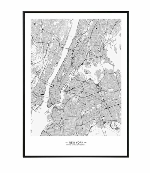 New York map 1