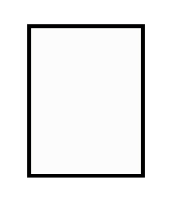 BASIC kolekce / dřevěný černý rám basic 50x70 cm 3